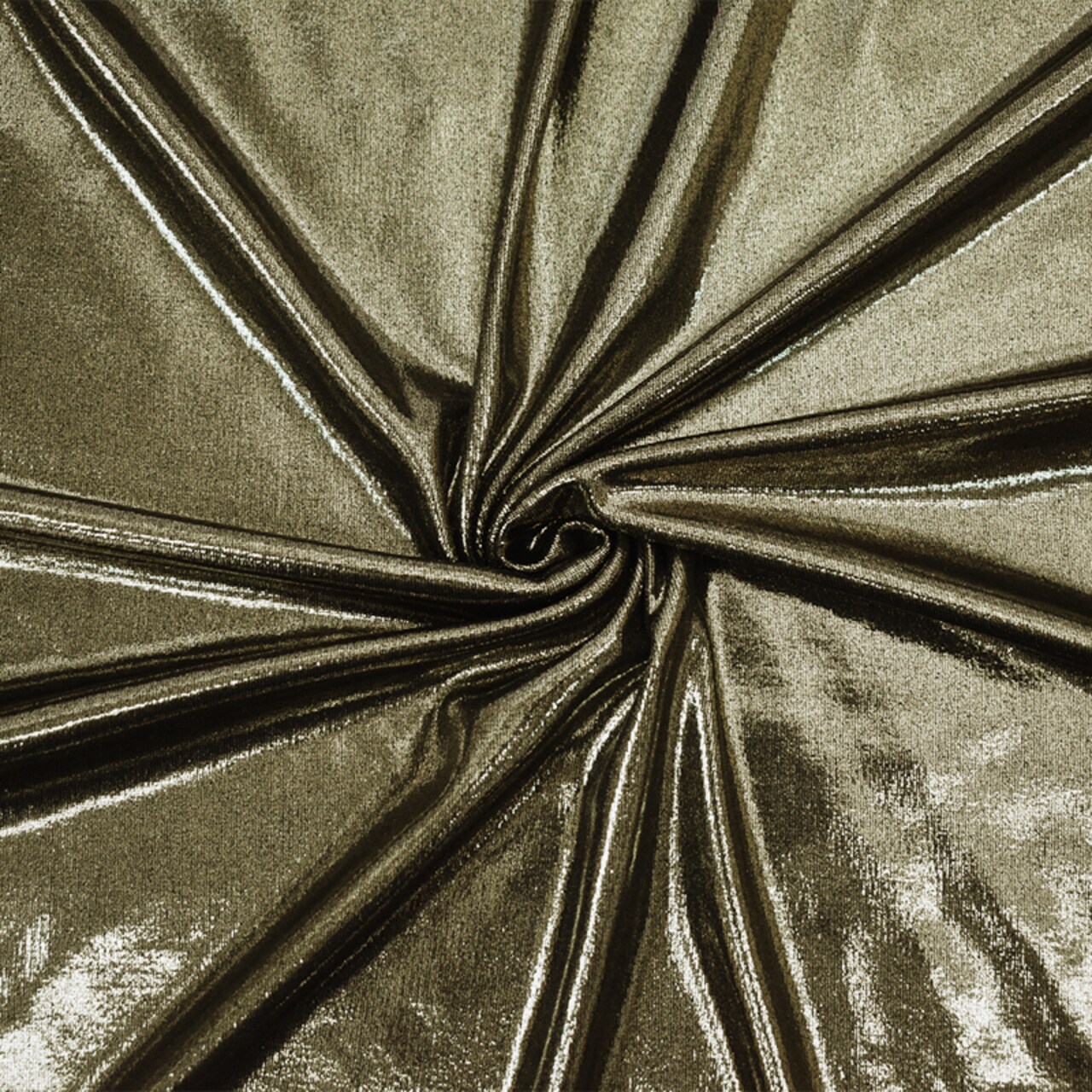 Silver Famous Designer Poly Spandex Liquid Foil Slinky Knit Fabric By the Yard